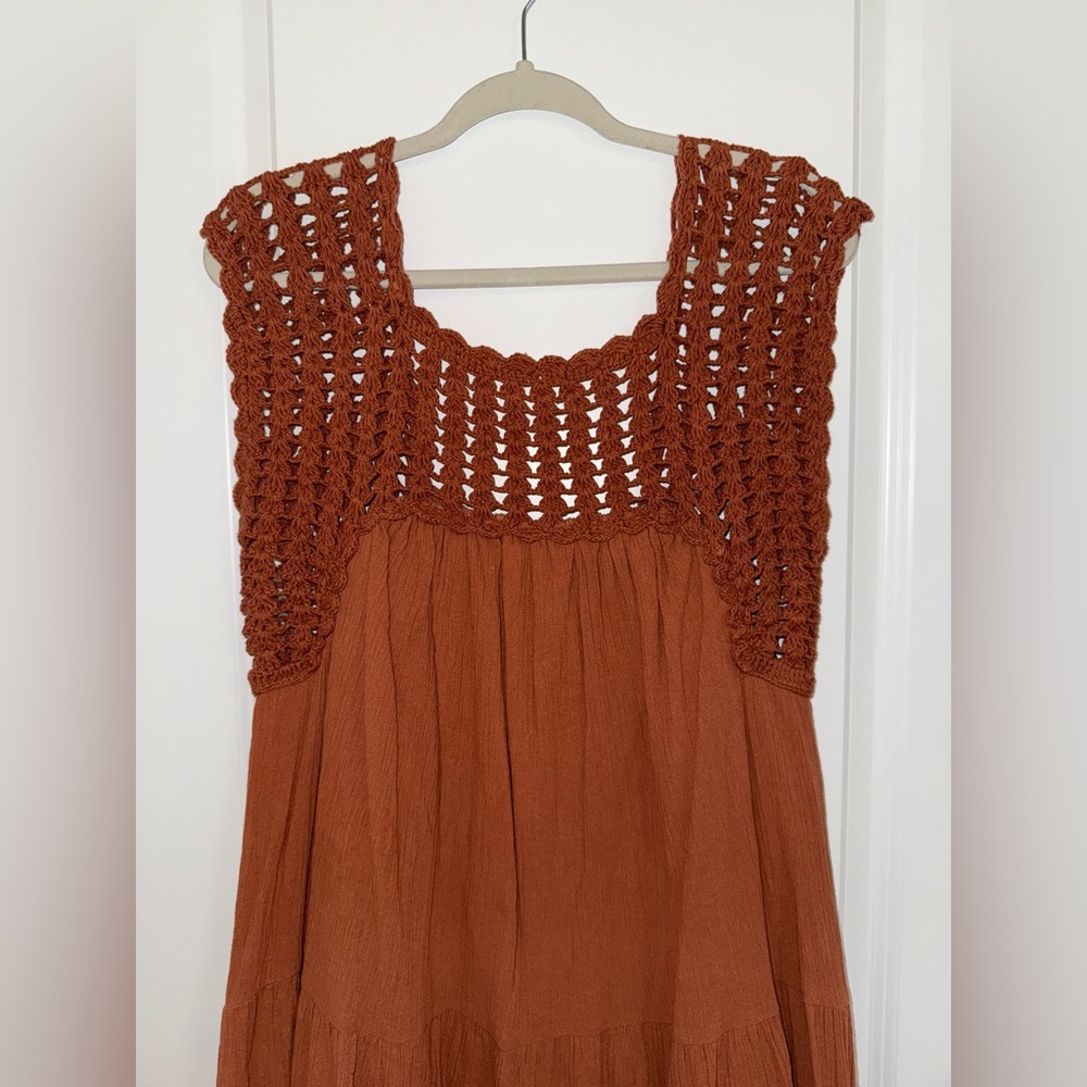 ASOS Rust Maxi Dress - Picture 3 of 9